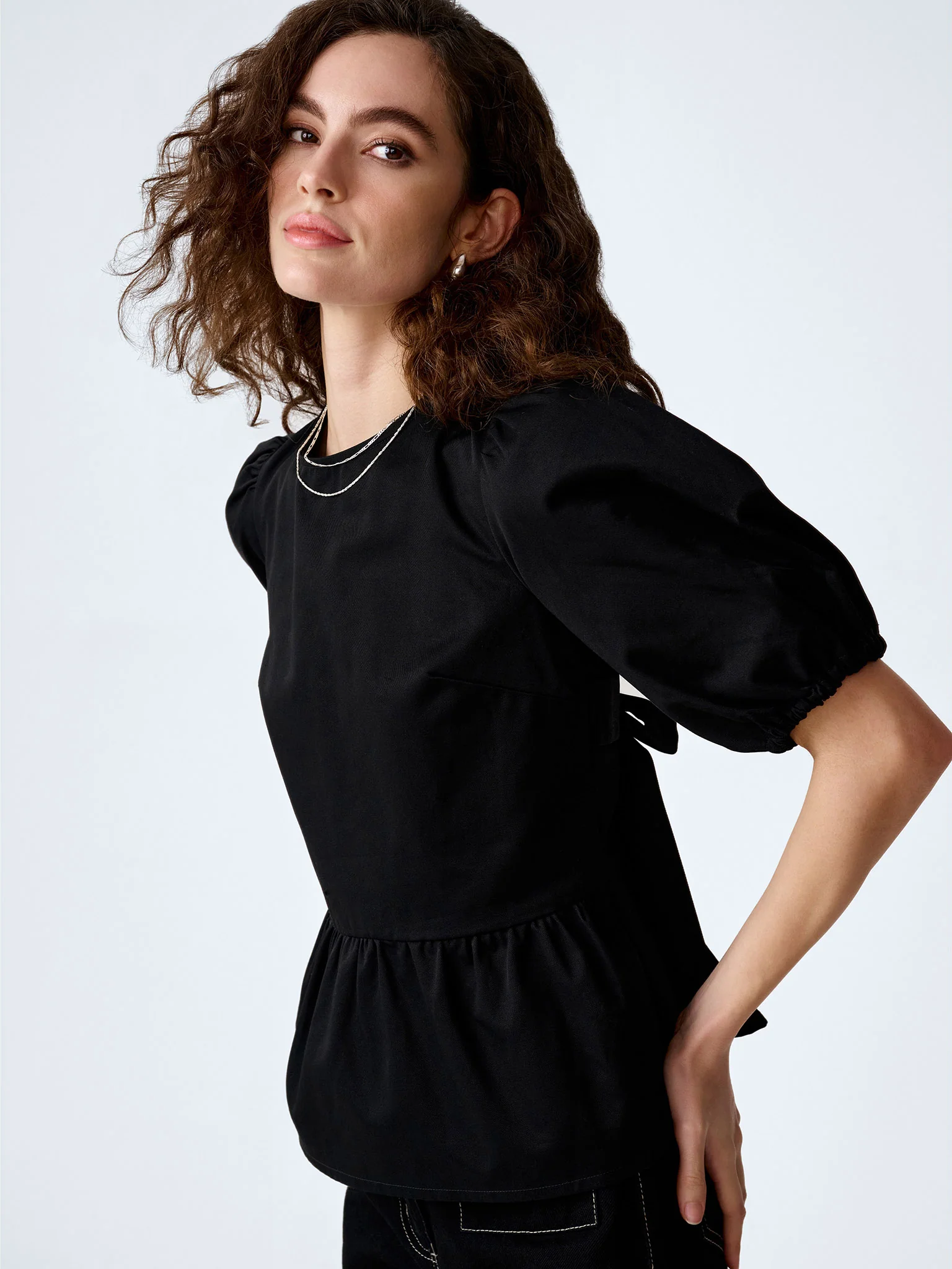 Tiana Top in Black - Image 7
