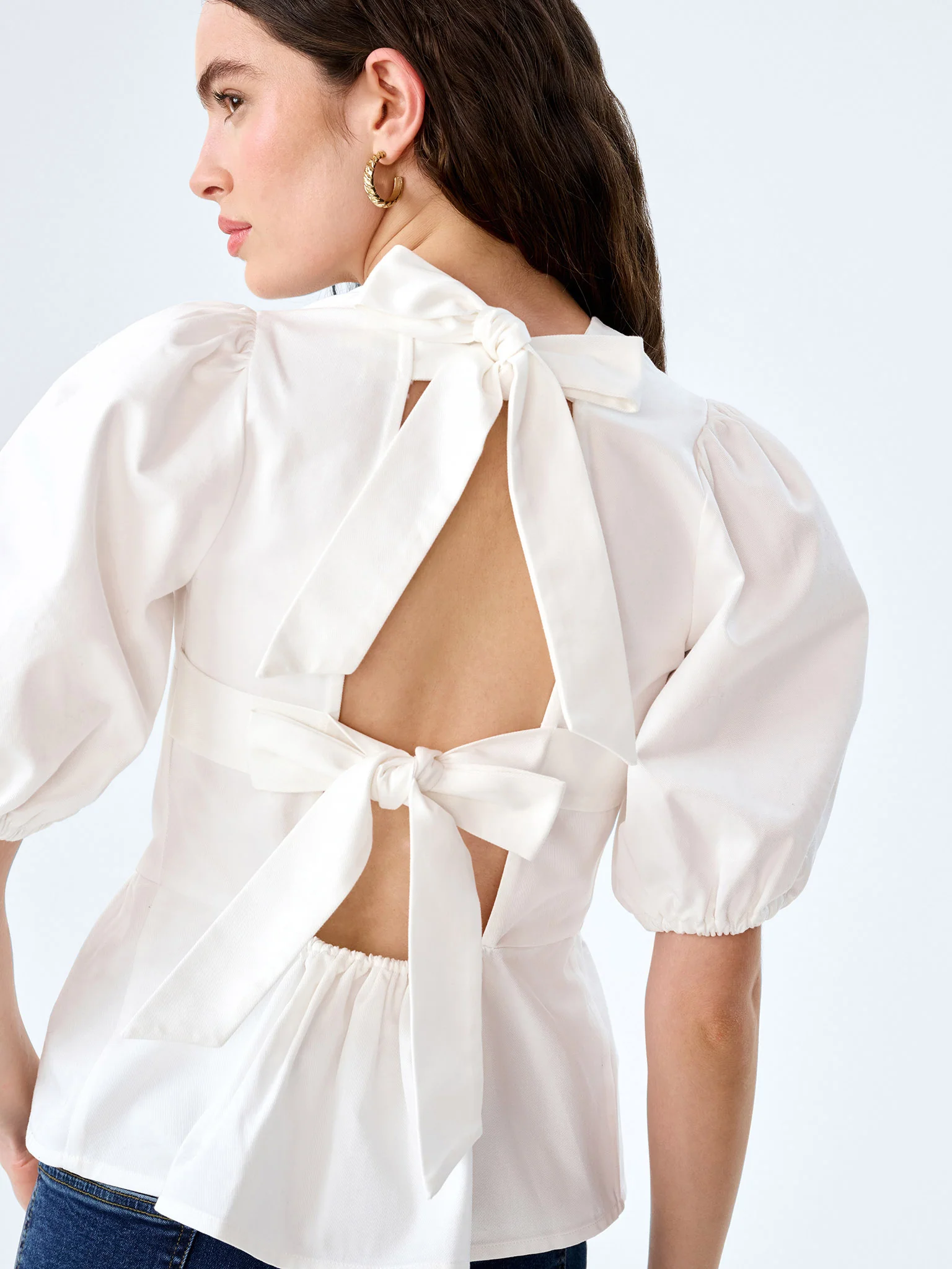 Tiana Top in White - Image 4