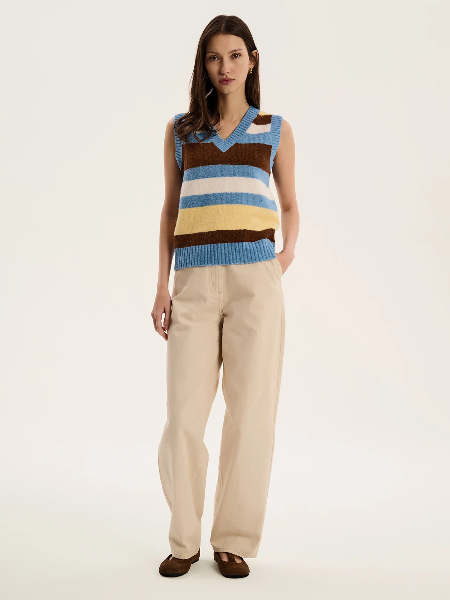 Trinny Stripe Sweater Vest