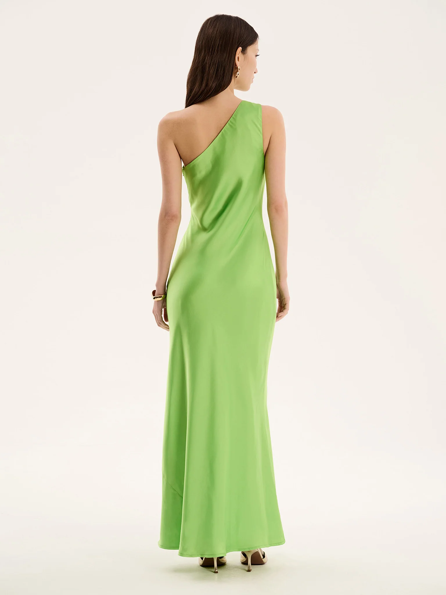 Uma Dress in Lime Green - Image 2